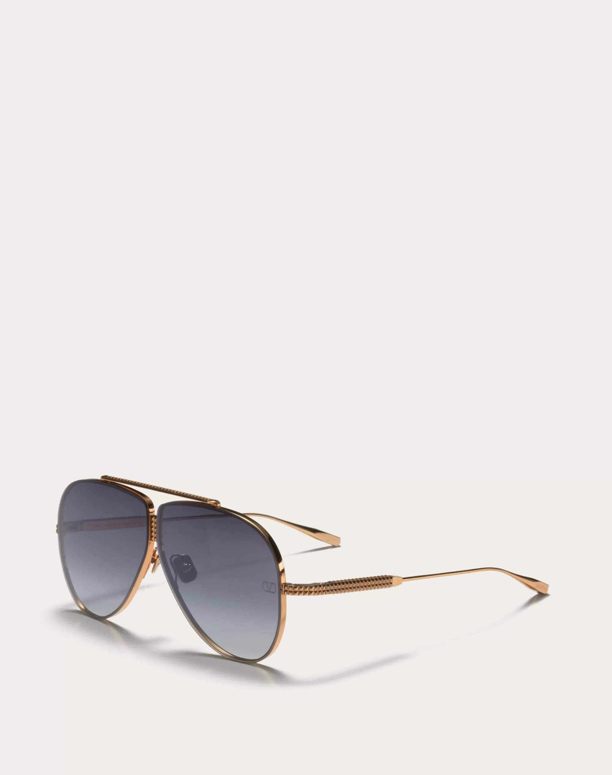 Valentino XVI - PILOT TITANIUM STUD FRAME RoseGold/​blackToGreyGradient Best Sale